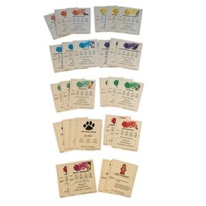 DOGOPOLY Replacement Cards Parts Pieces Property Cards Late For The Sky